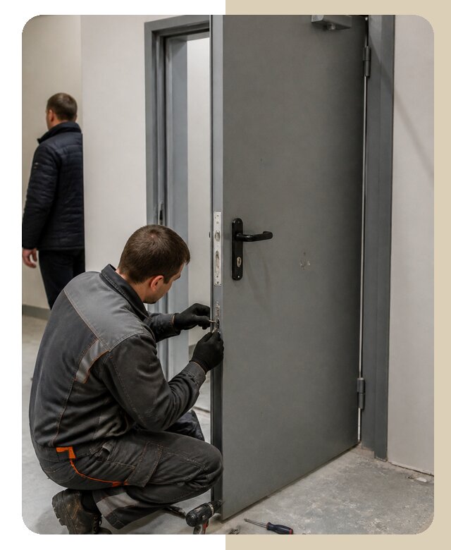 Ремонт противопожарной двери в Твери по цене 7066 р. | ДвериЛегко-Твр